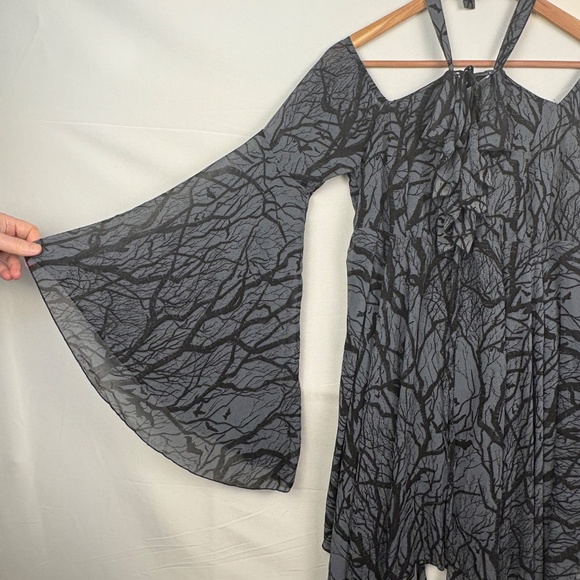 Killstar Women Woodland Witch Dress WhimsiGoth Witchy XL (Juniors) Sheer Spooky - Picture 6 of 16